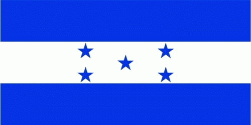 Honduras Hohlsaum/Tunnel Flagge 60x90 cm Sonderpreis