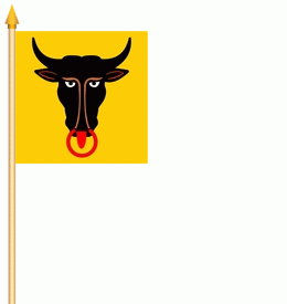 Uri (Schweiz) Stockflagge 30x30 cm Abverkauf