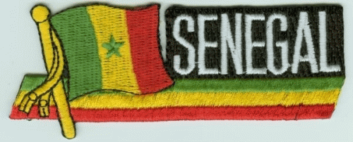 Senegal Sidekickaufnäher Patch