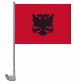 Albanien Autoflagge 30x45 cm